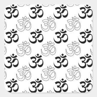 Om, Aum Symbol Square Sticker