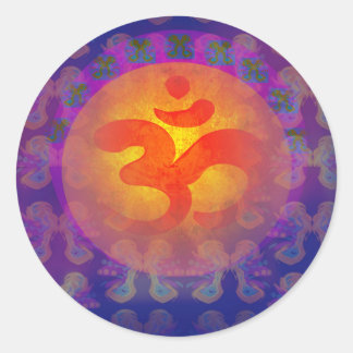 om aum symbol Sticker