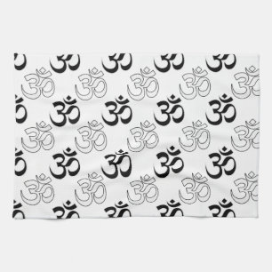 Om, Aum Symbol Tea Towel