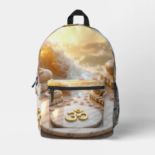 OM - AUM - ZEN BUDDHISM PRINTED BACKPACK