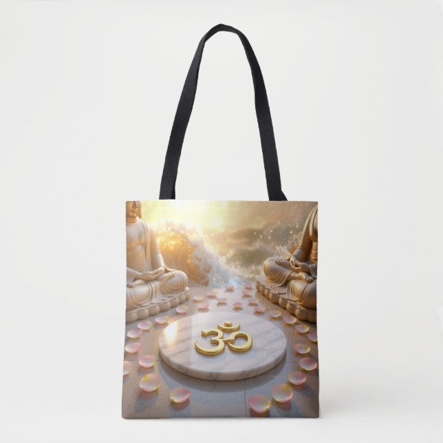 OM - AUM - ZEN BUDDHISM TOTE BAG (Front)