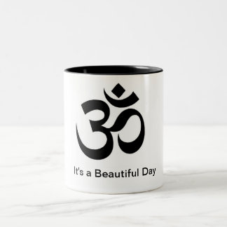 Om Beautiful Day Mug
