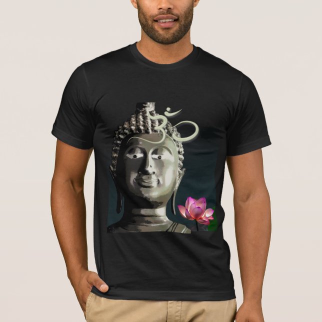 Om buddha and a lotus shirt (Front)