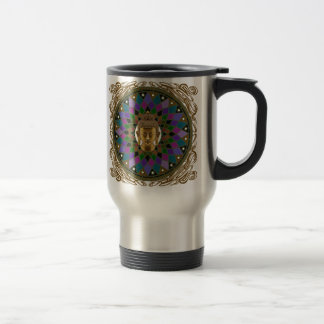 Om Buddha Mandala Travel Mug