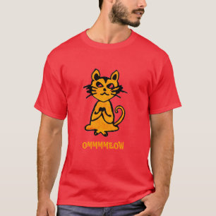 Om Cat - Funny Yoga T Shirt (men)