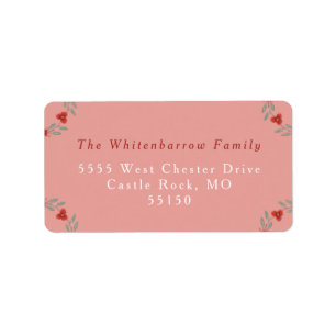 'Om For The Holidays' Yoga and Wreath Label