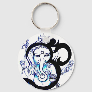 OM - Ganesha Key Ring