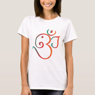 Om-ganpati-green-orange T-Shirt