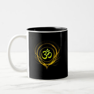 Om Healing Aura • Soft Emotional Renewal Energy Two-Tone Coffee Mug