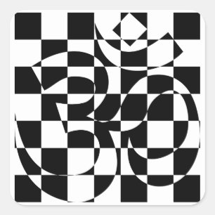 om hindu optical stickers