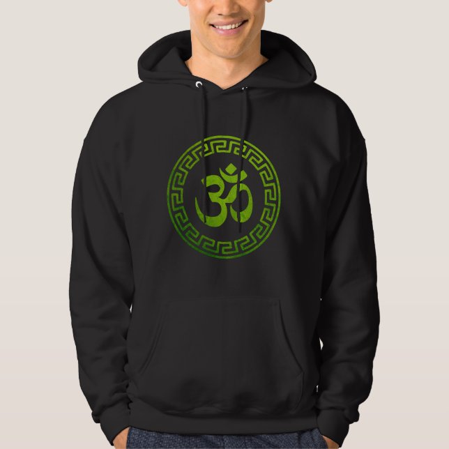 Om hoodies, Sweatshirt with Om Hindu Symbol, Om (Front)