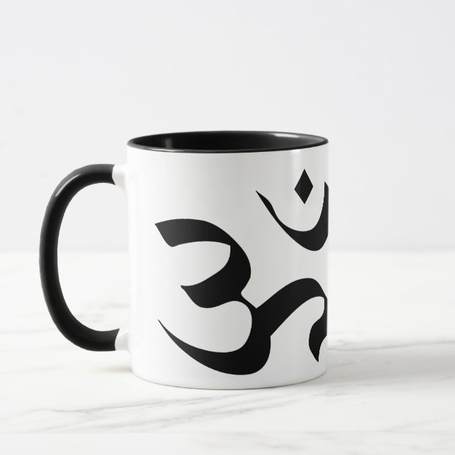 Om in Sanskrit 2 Mug (Left)