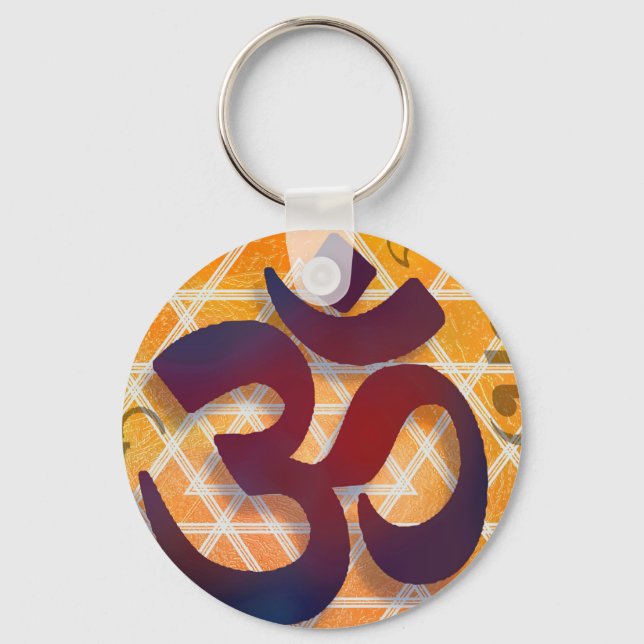 Om Key Ring (Front)