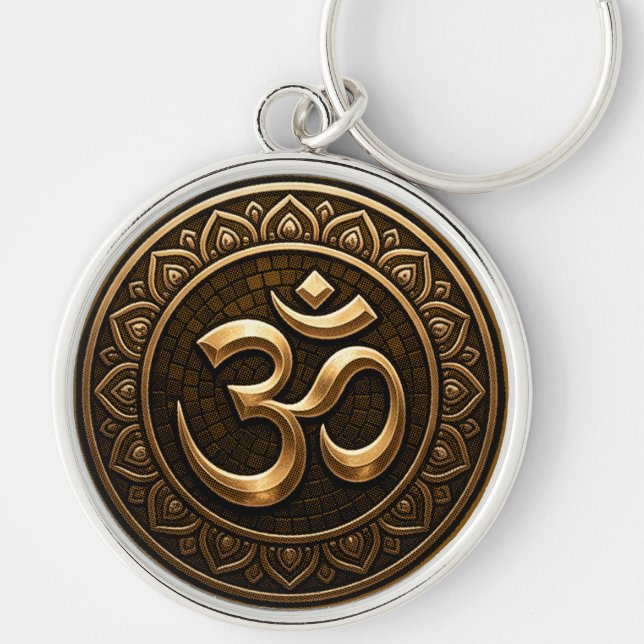 Om Key Ring (Front)