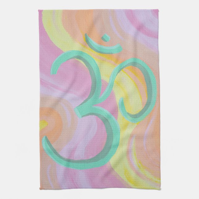 Om Kitchen Towel (Vertical)