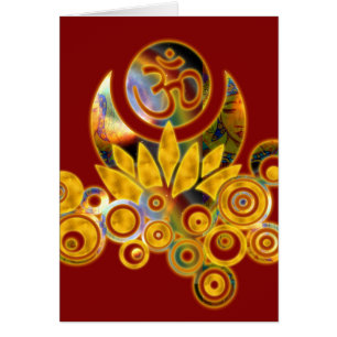Om Lotus & GAYATRI MANTRA inside