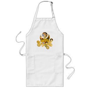 Om Lotus Long Apron
