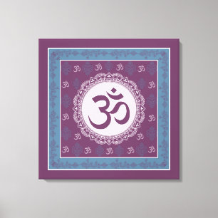 OM Mandala - Wrapped Canvas