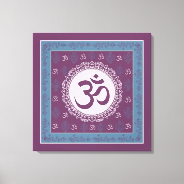 OM Mandala - Wrapped Canvas (Front)