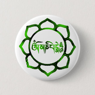 om mani padme hum-2 6 cm round badge