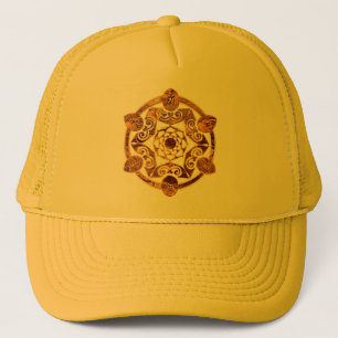 Om Mani Padme Hum - Golden Mandala Trucker Hat