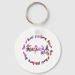 Om mani padme hum key ring