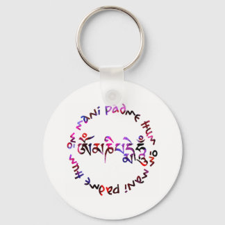 Om mani padme hum key ring
