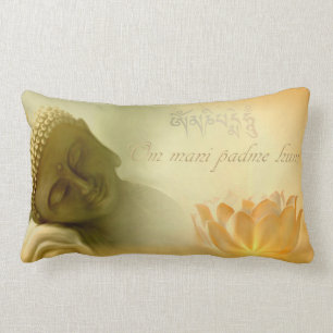Om mani padme hum lumbar cushion