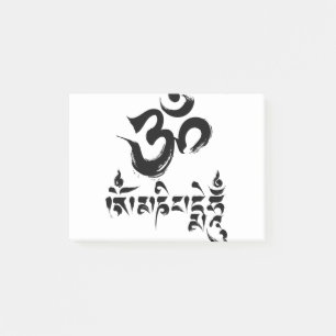 Om Mani Padme Hum Mantra Post-it Notes