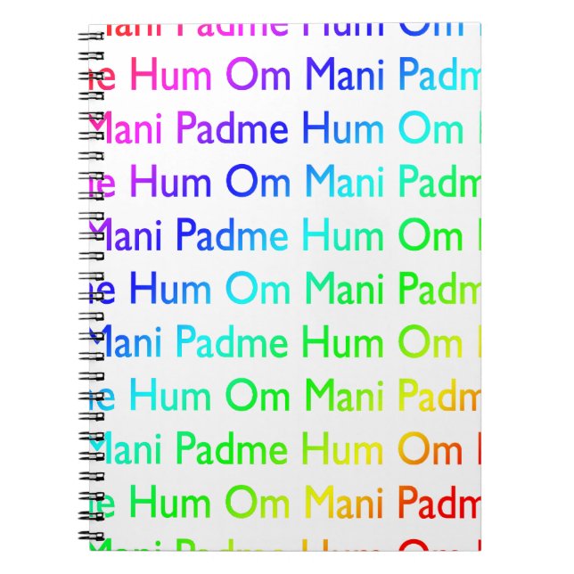 OM Mani Padme Hum Notebook (Front)