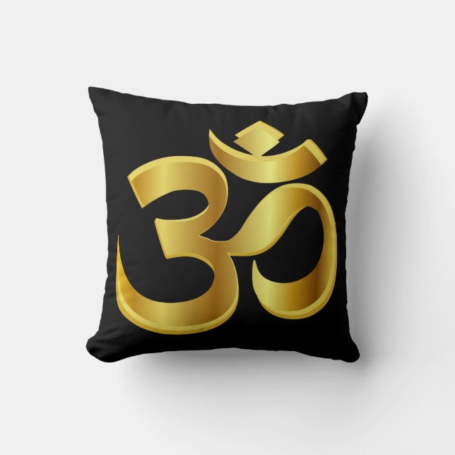 OM MANTRA CUSHION (Front)