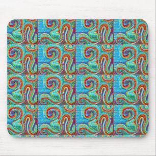 OM MANTRA Infinity - Display Meditate Chant Yoga Mouse Pad