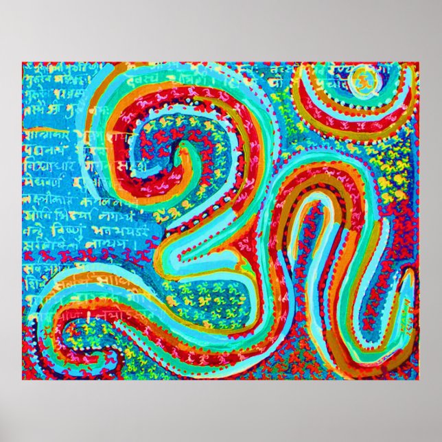 OM MANTRA:  Om 108 times and other mantras Poster (Front)