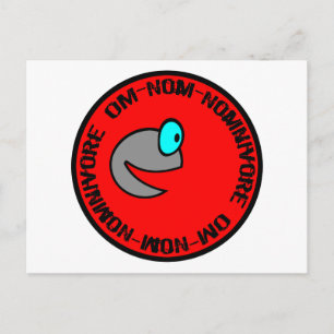 Om-Nom-Nomnivore Postcard