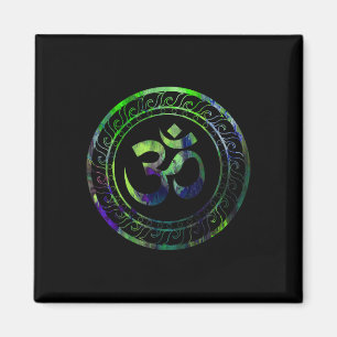 Om Ohm Aum Buddhism Symbol Yoga Sanskrit _1 Magnet