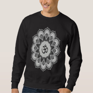 Om Ohm Aum Symbol Spiritual Yoga Yoga Sweatshirt