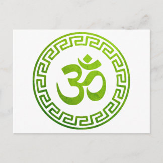 Om, Om Hindu, Om Symbol, Om Logo, Aum Postcard
