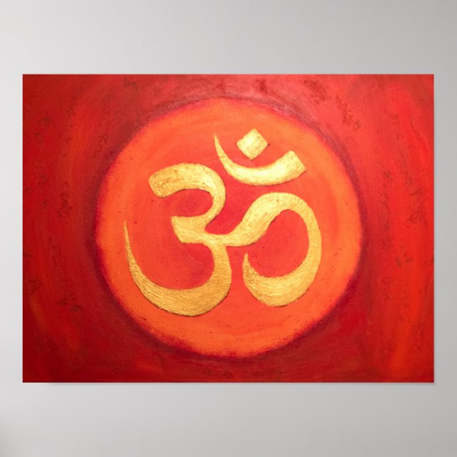 Om Painting Poster (Front)