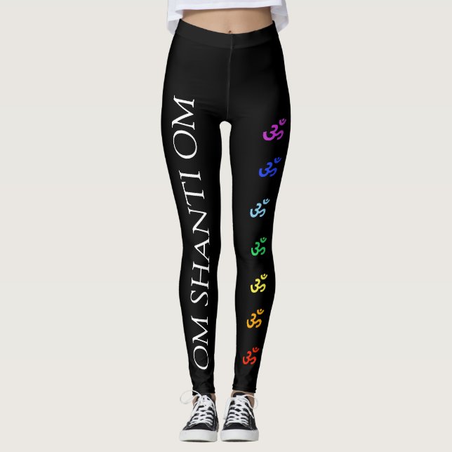 Om Shanti Om Leggins Leggings (Front)