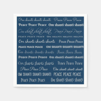Om Shanti, Peace Napkin