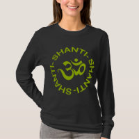 Om Shanti Shanti Shanti Women's Dark T-Shirt