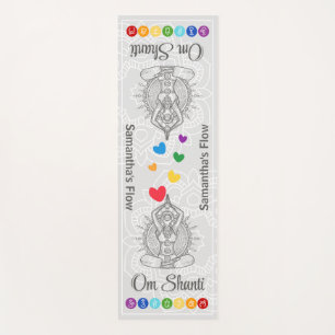 Om Shanti Zen & Flow: The Chakra Yoga Mat
