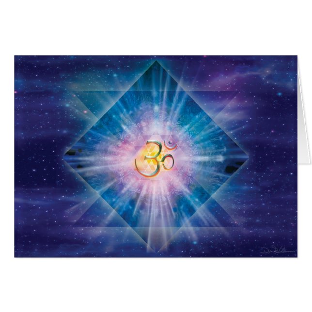 Om Space Cube (Front Horizontal)