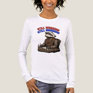 OM Still Working Grinding Badger Tri-Blend Shirt