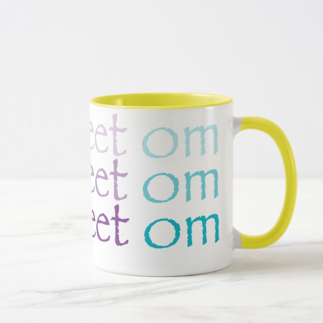 Om Sweet Om Yoga Mug (Right)