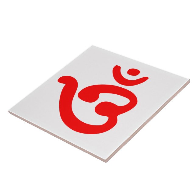 OM Symbol (Bengali) Tile (Side)