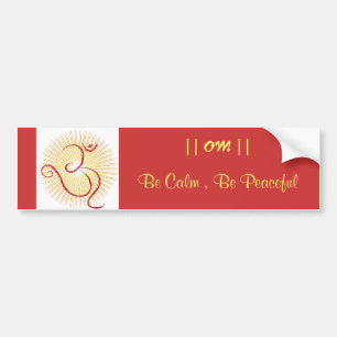 OM symbol Bumper Sticker