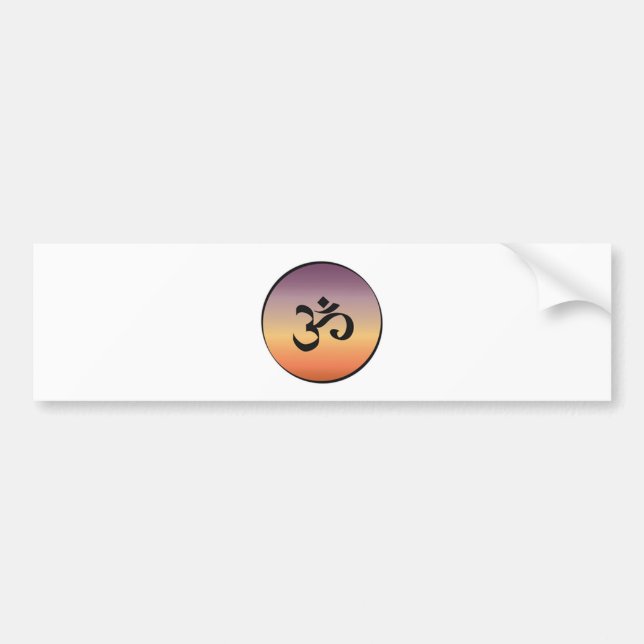 Om Symbol Bumper Sticker (Front)
