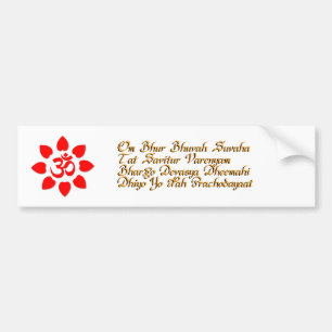 Om symbol bumper sticker