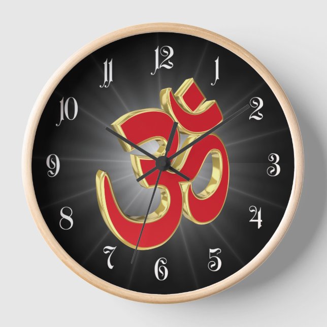 Om symbol clock (Front)